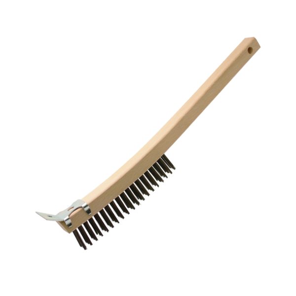 Steel All-Purpose Scratch Brush with Scraper